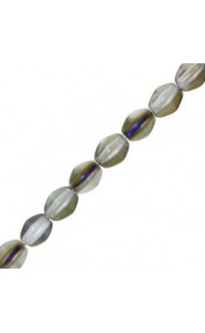 Czech Pinch beads 5x3mm Crystal azuro 00030/22201
